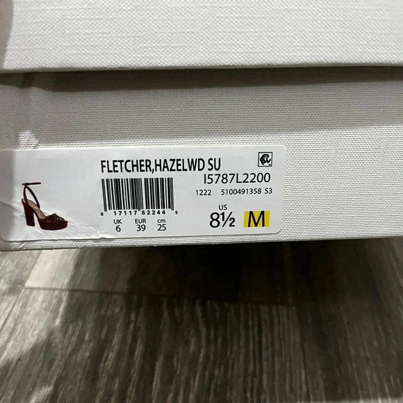 🎉HP🎉 NIB Veronica Beard Fletcher Block Heel Suede Platform Hazelwood 8.5 - Picture 12 of 14
